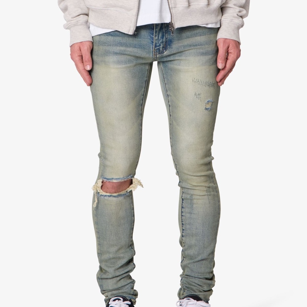mnml X721 Dusted Skinny Denim - 4th Day Sun Washed Blue Size 334th Day Sun Washe